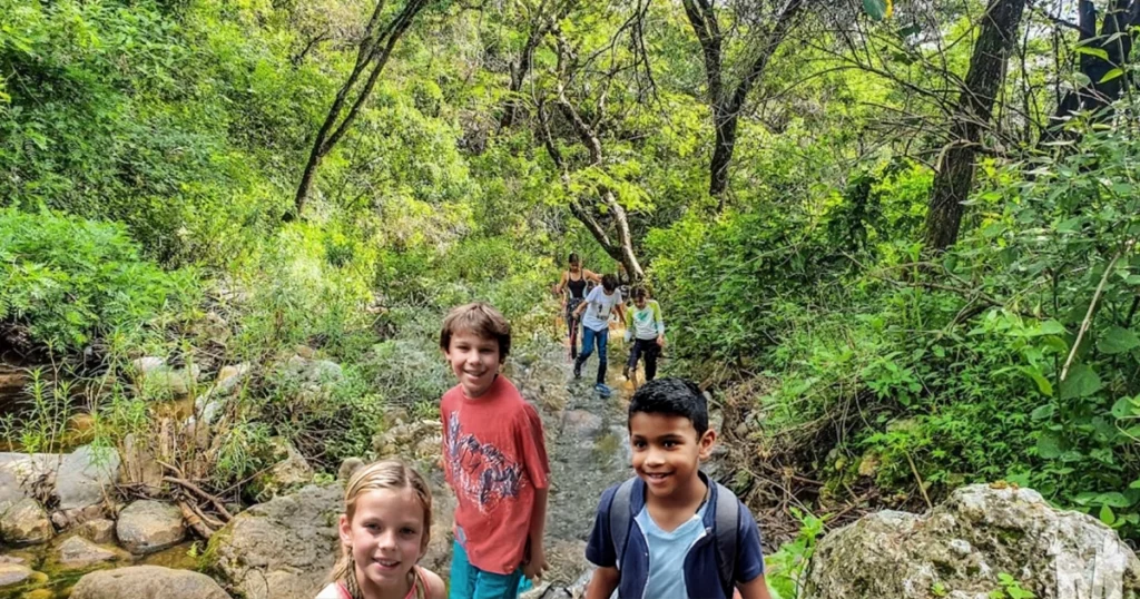 Malinalco con niños
