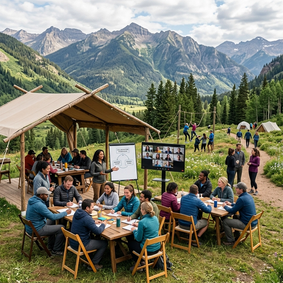 Integración de equipos híbridos y remotos