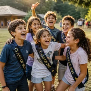 ¿Por qué celebrar la graduación de primaria en un campamento?